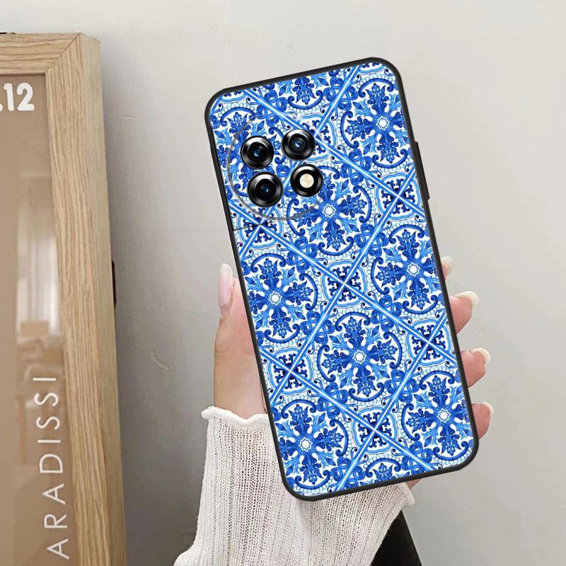 Marokkanisches Muster Hülle für OnePlus Nord CE 4 3 2 Lite 2T N10 N20 N30 OnePlus 12 11 9 10 Pro 8T 10T 12R Hülle