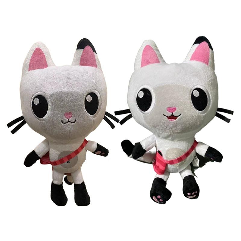 Entzückendes Gabby's Dollhouse Musik Plüschtier Cartoon Stoffkatze Plüschtierpuppe für Kinder