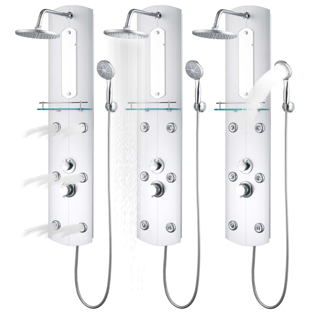 Shower Panel 25*43*120 Cm Silver