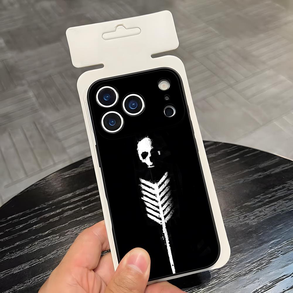 Bogenschießen Sport Handyhülle Für IPhone 17 Air 16 E Pro Max 15 14 13 Mini 12 Pro 11 Max Plus Schwarz Weiche Hülle