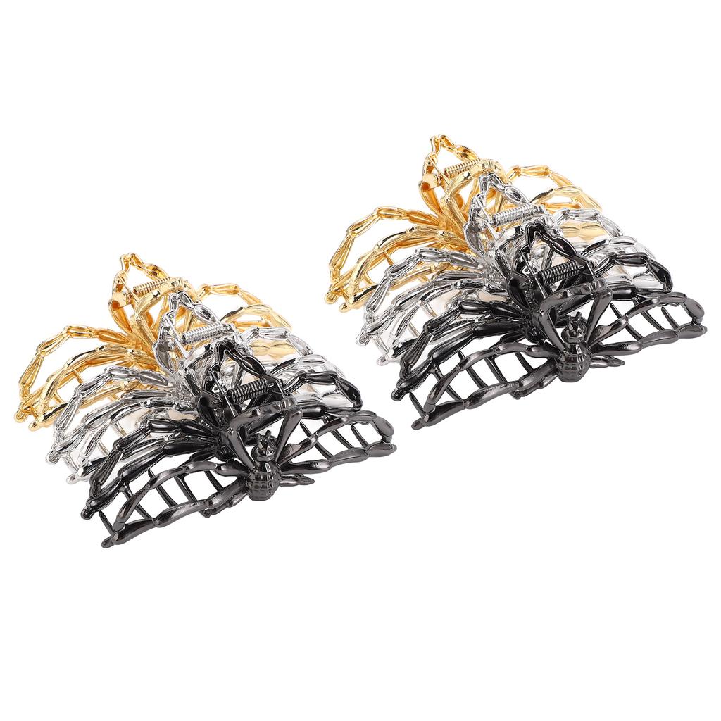 6 Pcs Hair Claw Clip Set Anti Slip Alloy Strong Hold Hair Accessories Fashion Hair Jaw Clips for Thick Hair