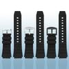Для Casio EF-552 EF-552D PRG-80 PAG-80 PRW-1000 PRW-1100 силіконовий гумовий ремінець для годинника 25-20 мм Випуклий ремінець для годинника М'який чоловічий браслет