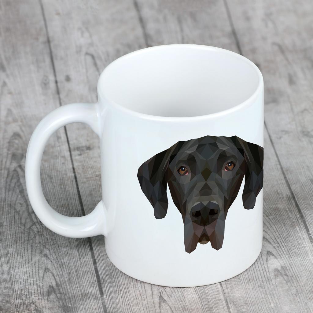 Dog Niemiecki I -Kubek Ze Zdjęciem I Napisem Geometryczny Pies Art-Dog