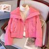 New Style Women's Winter Short Korean Style Small Coat Thickened Loose Cotton Coat Cotton Jacket