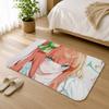 Cute UPD S-Silence Suzuka Short Plush Rug Carpet Mat Machine Washable Soft Comfortable Anti?Slip Floor Mat Home Decor