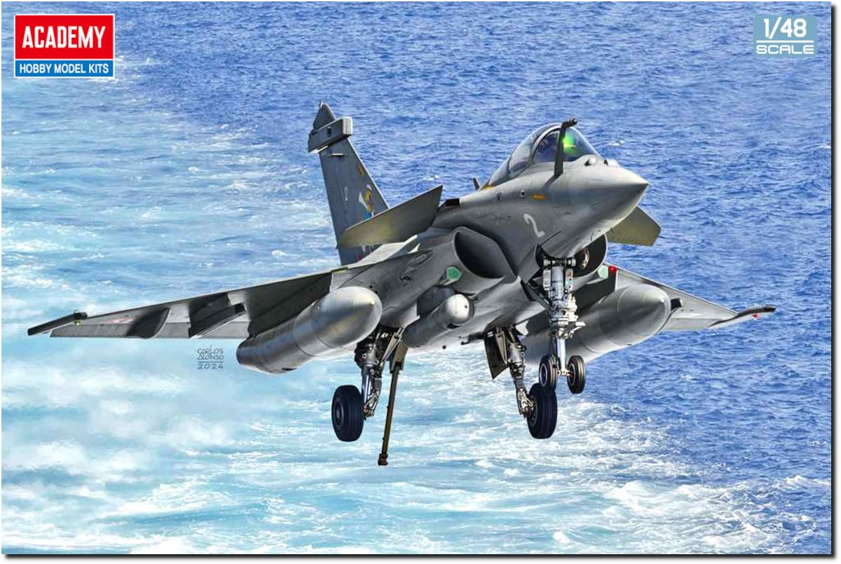 

Academy 1/48 French Naval Air Force Rafale M Plastic Model Kit 12368 (Airplane)