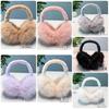 Women's Foldable Imitation Rabbit Fur Earmuffs: Cute, Warm Winter Ear Covers for Students