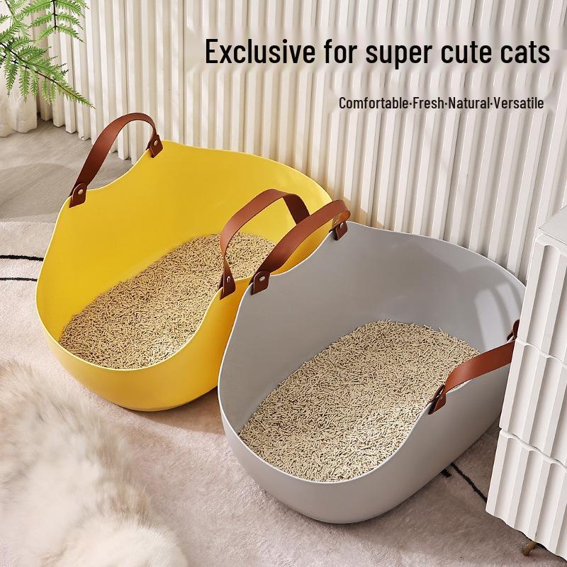 Portable Large Open Travel Cat Litter Box