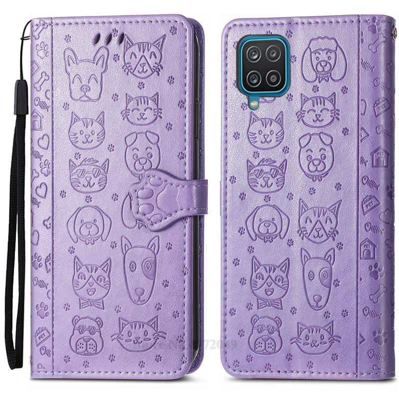 SamsungA12 Case For Samsung Galaxy A12 Wallet Leather Flip Phone Case For Samsung A12 A 12 Case Protective Cover Coque Fundas