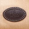 Fendi Zucca Handbag Tote Bag Brown Nylon Canvas Unisex Used