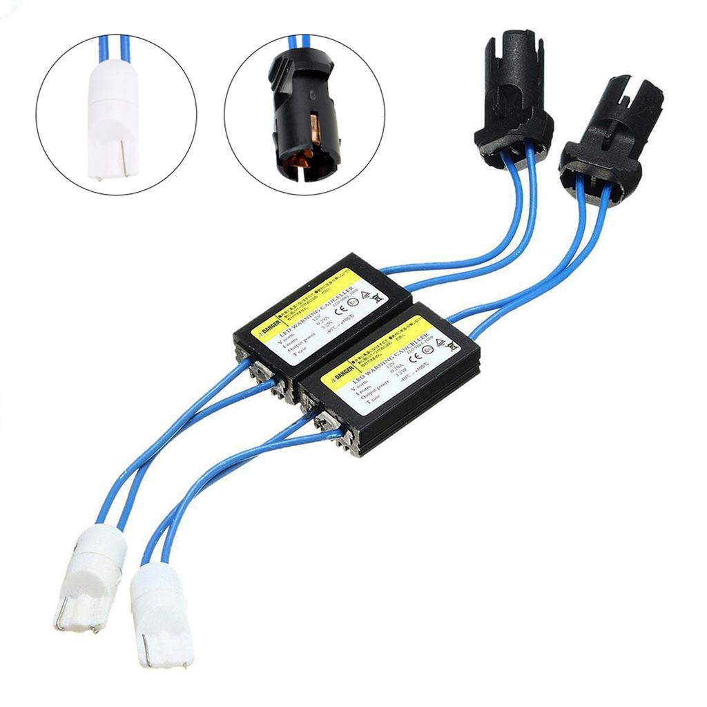 LED Warning Canceller Fault Decoder Canbus Cable T10 W5W 194 12V Load Resistor Car Lamp NO Error Eliminator Malfunctions