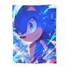 Shadows The Hed Gehog Print Blanket For Men Women Ultra Soft Throw S-Sonics Blankets for Sofa Multiple Sizes