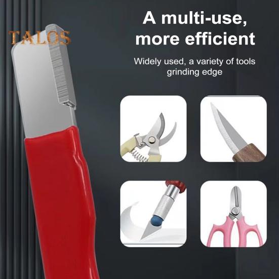 1/5ks ořezávátko Přenosný ořezávač wolframové oceli Ruční ořezávátko kapesní velikosti Multifunkční nářadí s protiskluzovou rukojetí Karbidové ořezávátko pro kempování