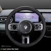 Car Auto Steering Wheel Cover Wrap for Wuling Baojun Yep Plus EV 2026 2026 2026 2026 Baojun Cloud EV O D Type Steering-Wheel