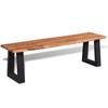 Day and Night - Day and Night Solid Acacia Wood Bench 160 Cm