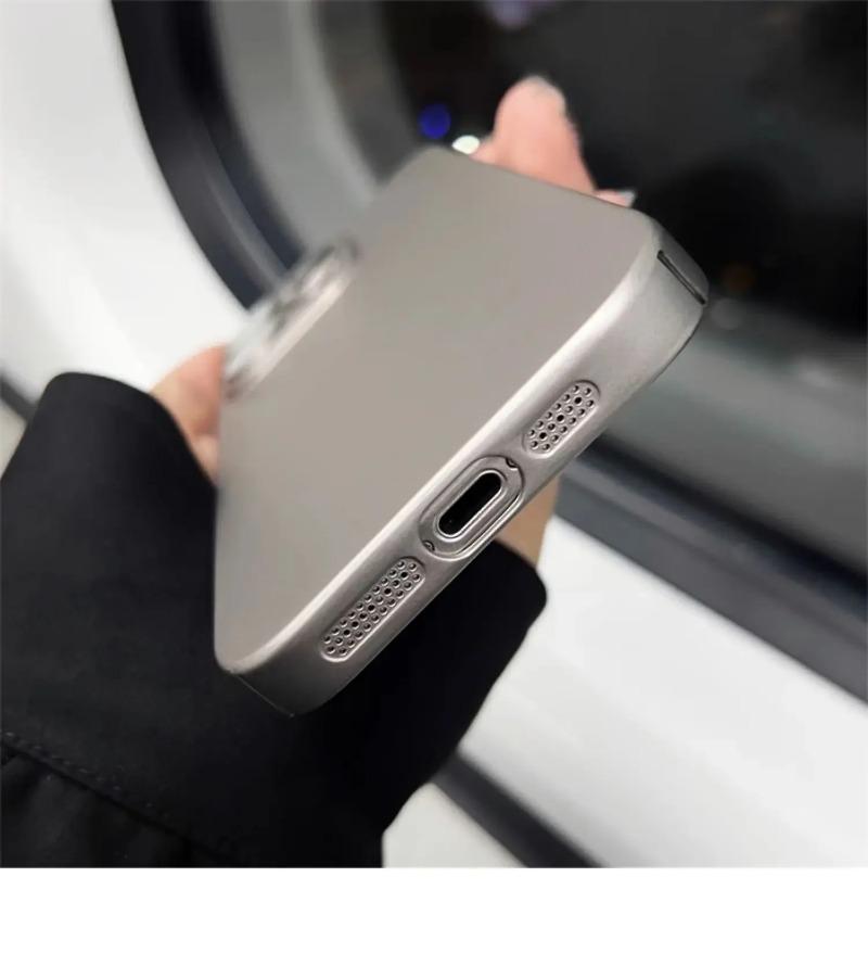Original Color Ultra Thin Matte TPU Case for iPhone 17 Pro Max 16 15 14 Plus 13 12 11 Glass Camera Protection Shockproof  Case
