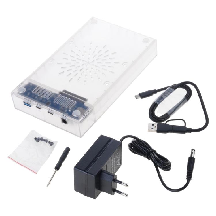 

2.5/3.5inch Hard Drives Enclosure Clear External Case Housing for 2.5/3.5inch Hard Drive Enclosure for PC Laptop Accesso 1
