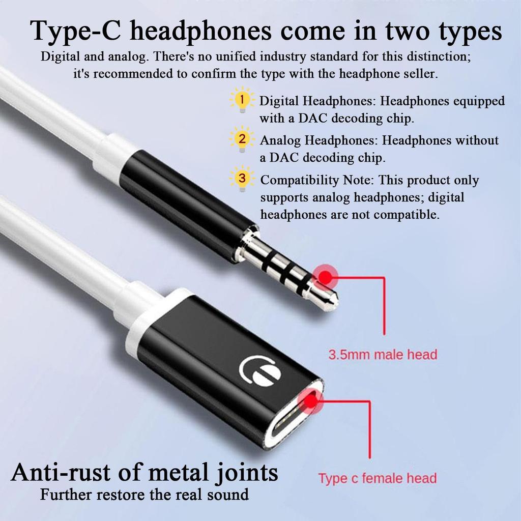 3.5mm Female Headphone Jack Adapter 3.5mm Mobile Phone Adapter Converter Headphone Stereo Cord Earphone Audio Adapter Cable