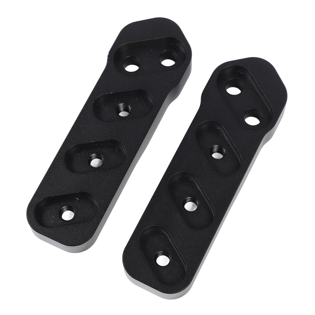 Passenger Floorboard Relocate Kit Adjustable Aluminum Black Powder Coating 41‑425 for Spyder RT 2020 Onwards