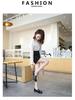 Women's British Style Genuine Leather Chunky Heel Shoes with Gold Buckle - Glossy Round Toe, Silent Commute, All Season Wear