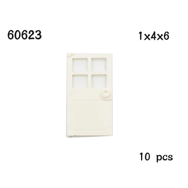 MOC Parts House Block 1x4x6 Door Frame Smart Windows 10 Pack 60596 60616 60803 57894 60623 60621 92589