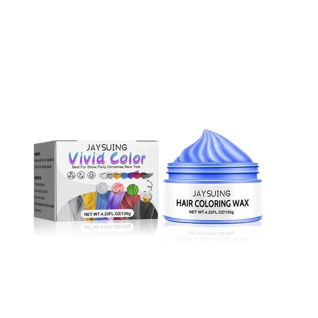 Crème colorante pour cheveux, cire pour cheveux, cire colorée pour cheveux, teinture naturelle pour cheveux, développement de la couleur sans abîmer les cheveux, 120 g