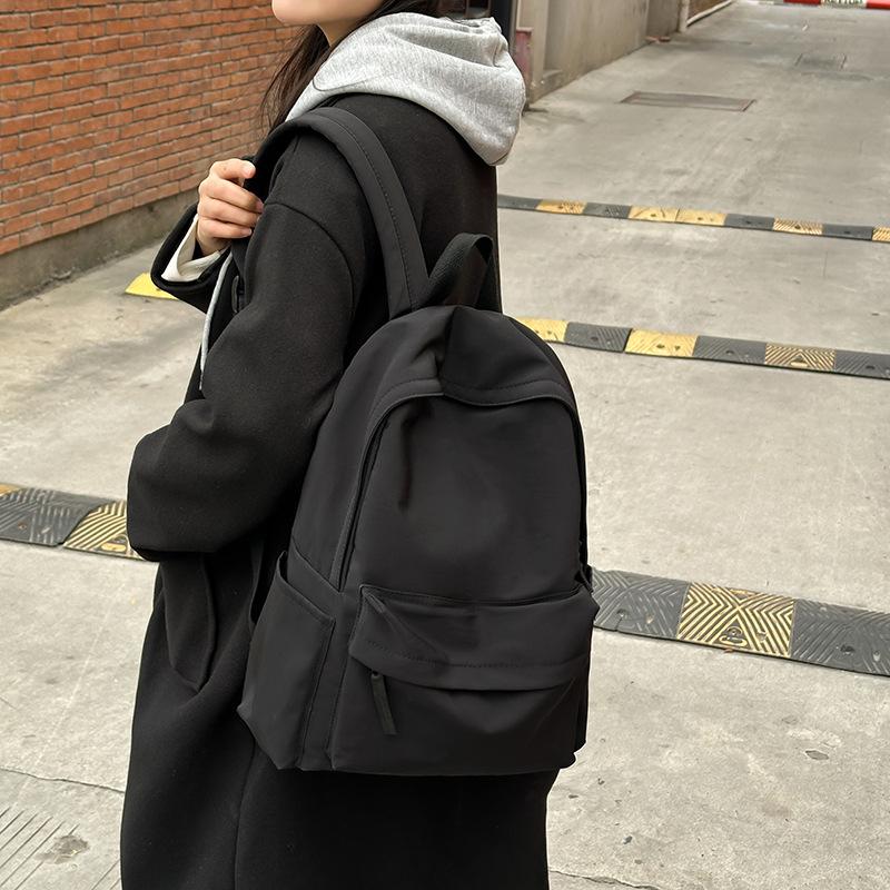 Japanese University High School Simple Backpack Lightweight Commuting Large Capacity Junior High School Girls Schoolbag Travel Backpack