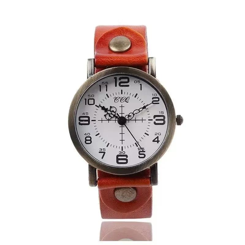 Neutral Retro Belt Digital Ladies Casual Watch Popular Sale Quartz Wristwatch From Mainland China No Brand Designated Buckle