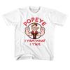 Popeye Y'Am White Youth T-Shirt