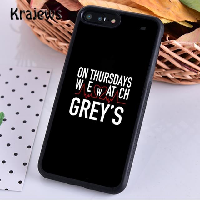 

Krajews Grey s Anatomy Quotes TV Series For iPhone 17 Air 16 Phone Case Cover 15 14 plus 12 13 pro max Fundas iPhone 15