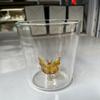 3D Animal Flower Built-in Glass High Borosilicate Glass Heat-resistant Transparent Glass Drinking Cup  Milk Coffee Juice Glass