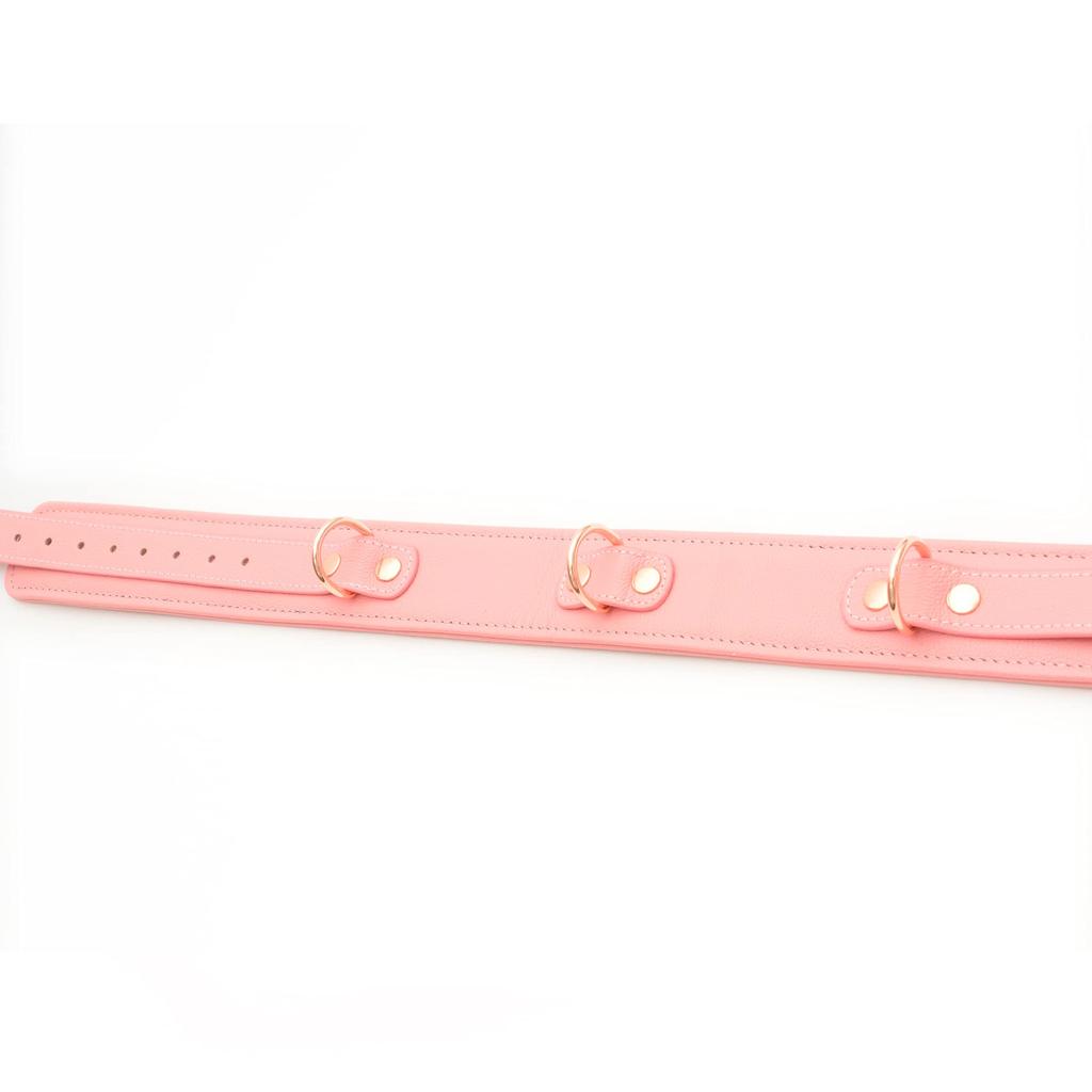 Liebe Seele Thigh Shackles SM Goods Restraints Pink Cosplay Genuine Leather Queen Thighs Sexy (L)