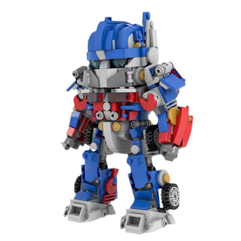 Stavebnice kompatibilní se Sd Optimus Prime Skládačka Stavebnice Hračka Mecha Transformující Hračka Dětská Inteligence