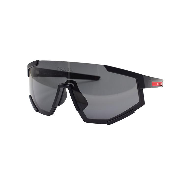 Prada Men's Dynamic Vitality Series Trendy Sports Road Trip Version Irregular Shape Sunglasses Sunglasses Sps04w-F-Dg0-06F Cm
