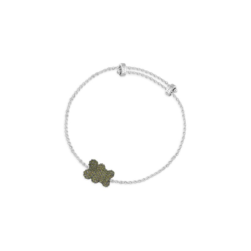 APM Monaco Bear pattern simple, casual, fashionable and versatile bracelet for women AB4804ARG серебряный
