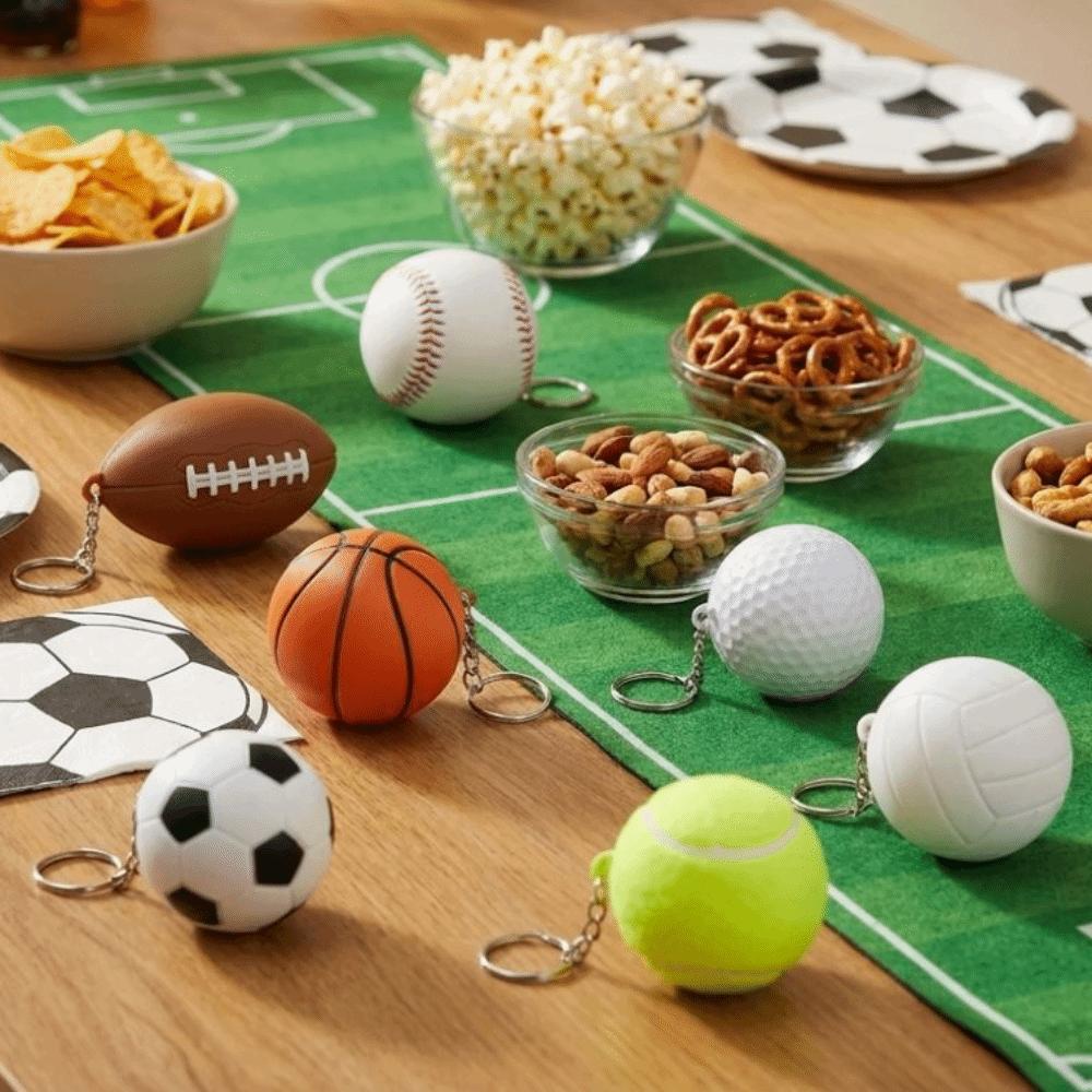 Sports Theme Magnetic Bottle Opener Fan Gift Ball Key Chain  Collection Item