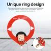 SW Shortwave Antenna AM Mediumwave Antenna SMA Interface Mini Ring Antenna Broadband Receiving Antenna 4MHz-24MHz/500kHz-2000kHz