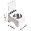 Cat Bowls Non-Slip Dustproof Feeding Station Cat Food Dish for Kitten Pet Indoor Outdoor Living Room Kitchen Home Daily