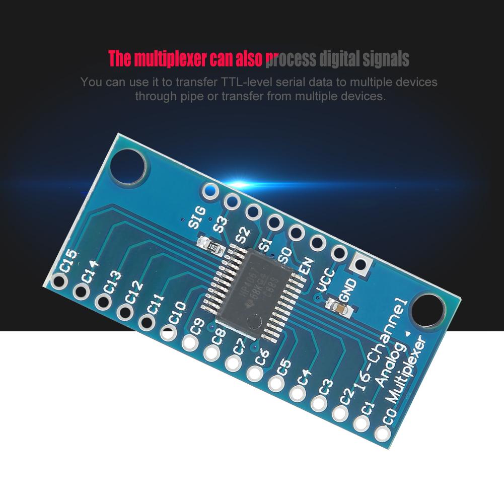 10 STK CD74HC4067 Høyhastighets CMOS 16-kanals Analog Digital Multiplekser Demultiplekser