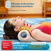 1Pcs C-Shaped Contour Fatigue Relaxation Neck Shoulder Relaxer Multi-Purpose Acupressure Design Cervical Support Massage Pillow