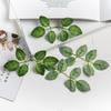20/40pcs Artificial Plant Pieces Silk Rose Leave Fake Wedding Decor Wreath Festival Decora Home Yard Diy Gifts Box  Flowers Prop