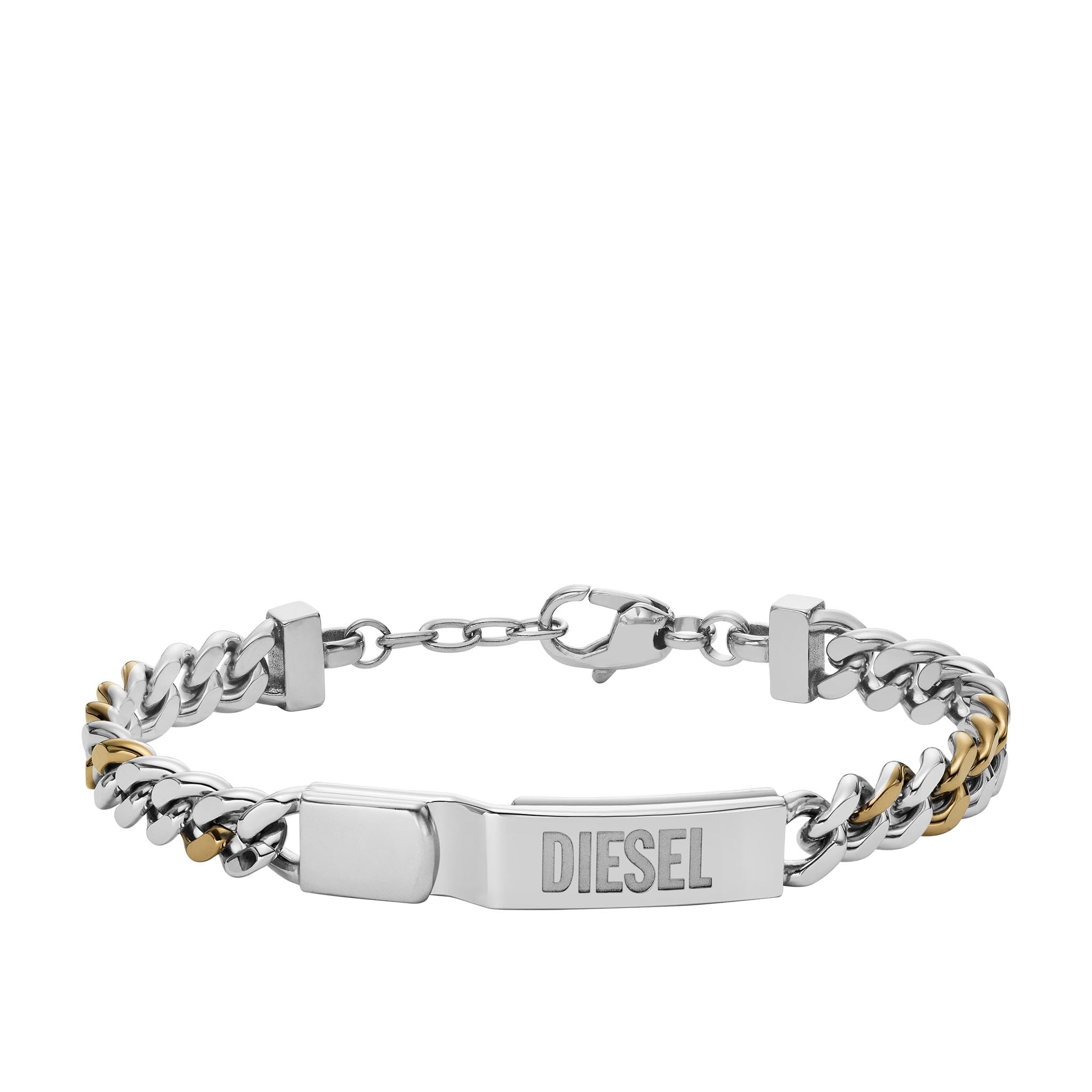 

Diesel Stainless Steel Bracelet One Stainless No Men s, Size, Steel, Jewels.