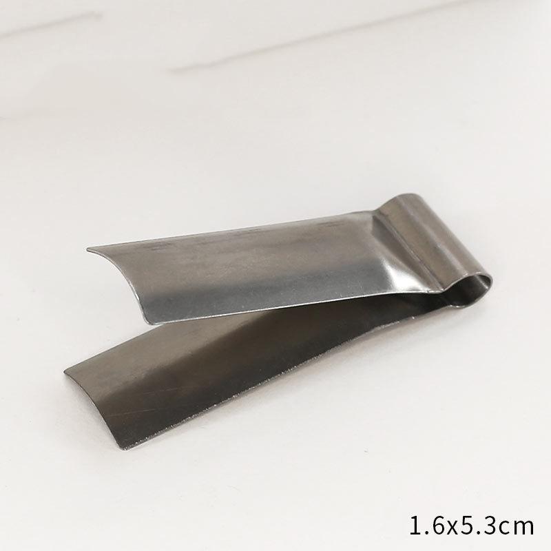 Clip Decorativa Per Cibo A Forma Di Noce In Acciaio Inox - Argento, Per Torte, Dessert E Pasticceria - 6