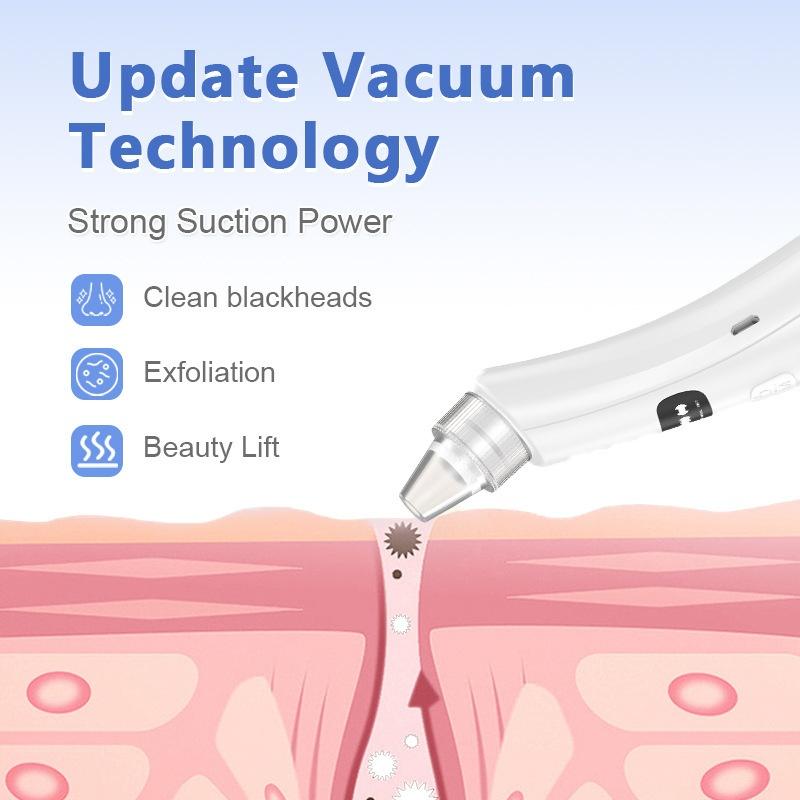 Electric Blackhead Remover Vacuum Acne Cleaner Black Spots Removal Facial Deep Cleansing Pore Cleaner Machine Skin Care Tools