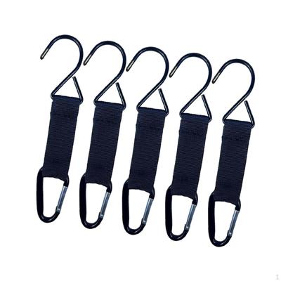 5Pcs Zaun Haken Outdoor Camping Kleiderbügel Hängen Kleiderbügel Terrasse für Rucksack Handtuch Wasser