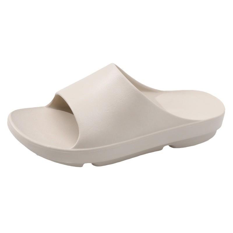 Slippers women's summer thick-bottomed indoor bathroom breathable outside wear couple home new cool slippers men