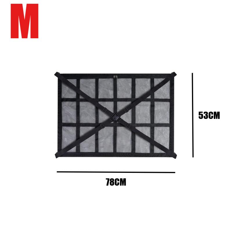 Car Ceiling Cargo Net Strong Load-Bearing Mesh Car Roof Storage Organizer Car Ceiling Net Storage For SUV Long Trip Camping
