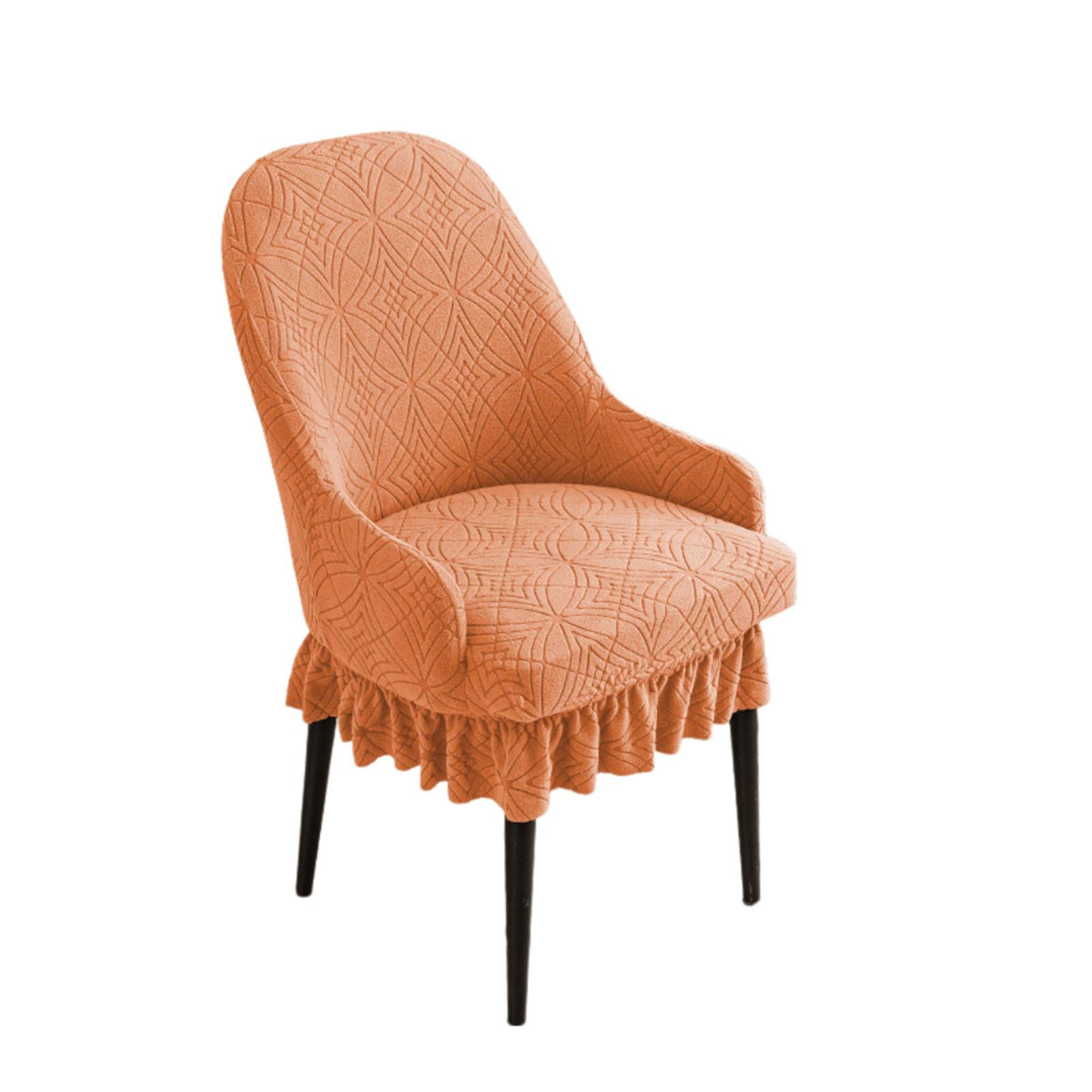 

Простий вигнутий ананасовий домашній стілець жакардовий чохол для стільця з підлокітниками пилонепроникний стрейч-чохол для стільця для їдальні