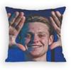 Dutch Frenkie De Jong MidCourt Pillow Case Sofa Living Room Bedroom Headboard Backrest Cushion Square Cushion Nap Time