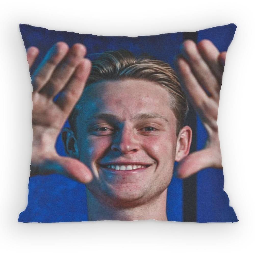 Dutch Frenkie De Jong MidCourt Pillow Case Sofa Living Room Bedroom Headboard Backrest Cushion Square Cushion Nap Time